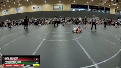 52 lbs Round 3 - Jack Sanders, Mat Assassins Black vs Frank Molinaro, SouthWest Elite