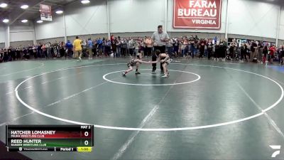 49 lbs Quarterfinal - Hatcher Lomasney, Majka Wrestling Club vs Reed Hunter, Ranger Wrestling Club