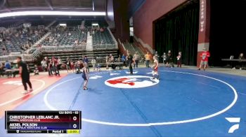 63 lbs 1st Place Match - Christopher LeBlanc Jr., Powell Wrestling Club vs Aksel Polson, Thermopolis Wrestling Club