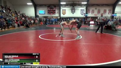 145 lbs Round 1 - Nolan Riddle, Fort Madison vs Ian Ostrander, Dubuque Hempstead