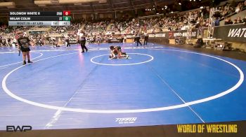 67 lbs Consi Of 16 #1 - Solomon White II, Spartan Mat Club vs Milan Colin, Steller Trained