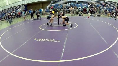 14U Boys - 132 lbs Champ. Round 2 - Benjamin Mentink, Rick Larsen Wrestling Club vs Brycen Green, Wentzville Wrestling Federation