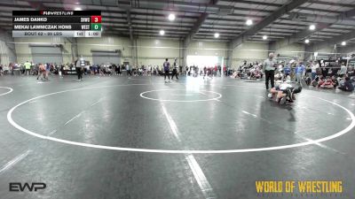89 lbs Round Of 16 - James Danko, South Hills Wrestling Academy vs Mekai Lawniczak Hons, Westshore Wrestling Club