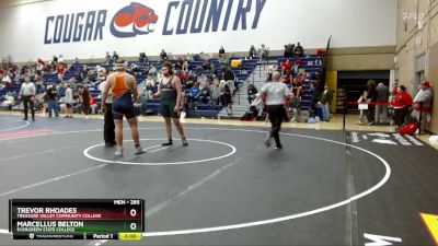 285 lbs Cons. Round 2 - Marcellus Belton, Evergreen State College vs Trevor Rhoades, Treasure Valley Community College