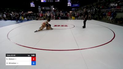 130 lbs Cons 32 #2 - Kiera Deleon, ID vs Hallie Winslow, OH