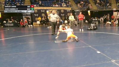 75 lbs Semifinal - Oakley Leese, Dover vs John Cambra IV, Mahanoy Area