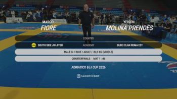 Marco Fiore vs Yeison Molina Prendes 2026 UIJJ ADRIATICO BJJ CUP