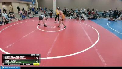 132-136 lbs Cons. Semi - Aidan Shaughnessy, Rockwall High School Wrestling vs Jack Hauch, Katy Area Wrestling Club