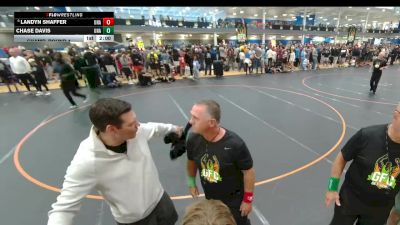 138 lbs Champ. Round 1 - Chase Davis, Unattached vs Landyn Shaffer, Unattached