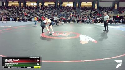 157-4A/3A Quarterfinal - Braden Vacca, Westminster vs Seth Weaver, Bethesda-CC