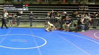 85 lbs Quarterfinal - Dylan Zellea, Iron Horse vs Dominic Velardi, Jersey 74