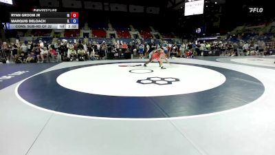 157 lbs Cons. Sub-rd Of 32 - Ryan Groom Jr, IA vs Marquis Deloach, IL