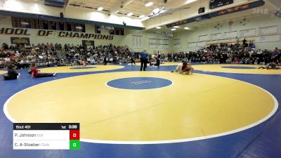 153 lbs Consi Of 16 #1 - Paul Johnson, Elk Grove vs Christian Acosta-Stoeber, Fountain Valley