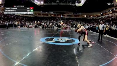 4A 133 lbs Champ. Round 1 - Evan Graham, Academy vs Mythias Layton, Belen