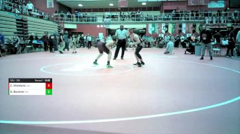 12U - 135 lbs Champ. Round 1 - Carson Vitaniemi, Hybrid Wrestling Club vs Beau Bauman, Indiana