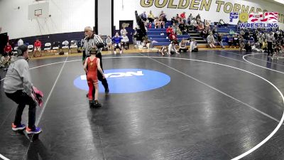 43-48 lbs Round 2 - Amelia Johnson, Greenville vs Owen Smith, Phoenix Wrestling Club