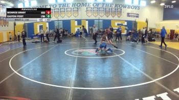 106 lbs Cons. Round 2 - Monroe Ernst, New Smyrna Beach Sr H S vs Easton Feist, Lyman