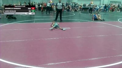 47 lbs Round 3 (4 Team) - Luke Scullin, Fox Trained vs Arabelle Roberts, Project X