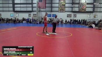 175 lbs Quarterfinals (8 Team) - Noah Michael, CAPITAL CITY WRESTLING CLUB vs Kamar Brown, BEASTWORKS WRESTLING CLUB