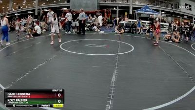 72 lbs Round 5 (8 Team) - Kolt Palmer, Takedown Elite vs Gabe Herrera, New England Gold