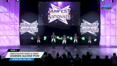 Fierce Factory Dance & Talent - Legends Allstar Pom [2024 Mini - Pom - Small 1] 2024 JAMfest Dance Super Nationals