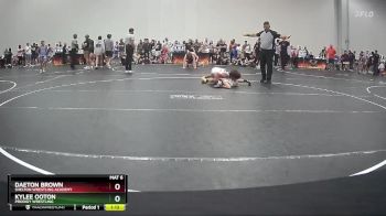 85 lbs Cons. Semi - Kylee Ooton, Prodigy Wrestling vs Daeton Brown, Shelton Wrestling Academy