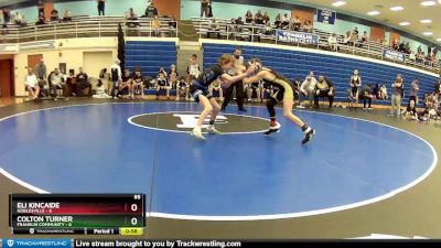 85 lbs Round 2 (4 Team) - Colton Turner, Franklin Community vs Eli Kincaide, Noblesville