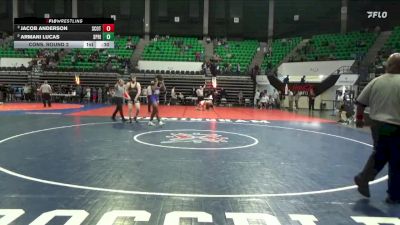 5A 190 lbs Cons. Round 2 - Jacob Anderson, Scottsboro vs Armani Lucas, Springville