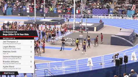 Youth Boys' 200m 13-14 Year Old Division, Finals 12