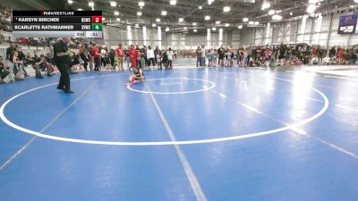 62 lbs 1st Place Match - Scarlette Rathmanner, Silver Valley Wrestling Club vs Tilly Kunze, Salem Elite Mat Club