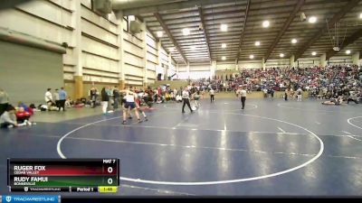 157 lbs Cons. Round 5 - Ruger Fox, Cedar Valley vs Rudy Famui, Bonneville