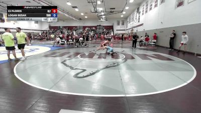 106 lbs Consi Of 4 - CJ Flores, Olympic vs Logan Biziak, Team Dark Horse Red