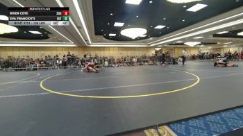 109 lbs Consi Of 16 #2 - River Cote, Stoic vs Eva Franciotti, Elite Force WC