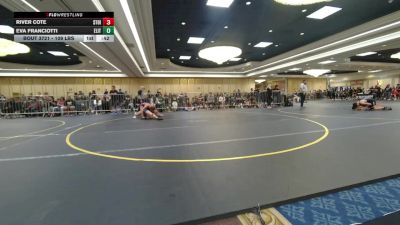 109 lbs Consi Of 16 #2 - River Cote, Stoic vs Eva Franciotti, Elite Force WC