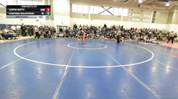 157 lbs 3rd Place - Justin Batty, Camden Hills vs Stephen Galkowski, Mt. Blue