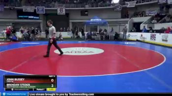 1 lbs Semifinal - John Bussey, Saks Sr vs Brendan Steder, Westminster Christian Academy