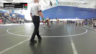 138 lbs Cons. Round 3 - Luke Whisler, Mill Valley vs Romeo Garcia, Garden City