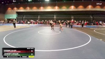 85-90 lbs Round 3 - Dominic Glass, Elk Grove Wrestling Academy vs Joveneti Ugalde, Greenwave Youth Wrestling