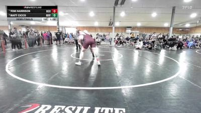 220 lbs Semifinal - Tom Harrison, Nescopeck vs Matt Cicco, North Tonawanda