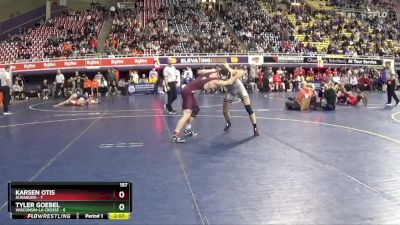 157 lbs Semis & 3rd Wb (16 Team) - Karsen Otis, Augsburg vs Tyler Goebel, Wisconsin-La Crosse