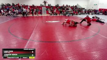 175 lbs Champ. Round 2 - Connor Heron, Falcon vs Liam Cook, Smoky Hill