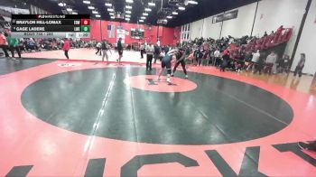 285 lbs Cons. Round 6 - Gage LaDere, Frankfort (LINCOLN-WAY EAST) vs Braylon Hill-Lomax, EDWARDVILLE (HS)