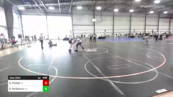 145 lbs Round Of 16 - Daniel Parker, NY vs Drew McGourty, MA