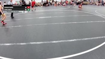 84 lbs Round 3 (6 Team) - Luke Beck, Wrecking Crew vs Logan Rang, Quaker Nation