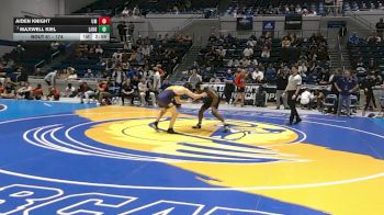 174 lbs Quarterfinal - Aiden Knight, Montevallo vs Maxwell Kiel, Lander