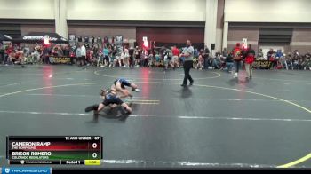 67 lbs Quarterfinal - Cameron Ramp, The Compound vs Brison Romero, Colorado Regulators