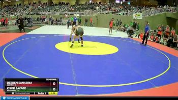 115 lbs Semis & 1st Wrestleback (8 Team) - Debren Sanabria, Culver vs Kisor Savage, Willamina