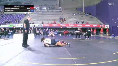 110 lbs 2nd Wrestleback (16 Team) - Abigail Alvarado, Manchester vs Jo Orozco, Augustana (IL)