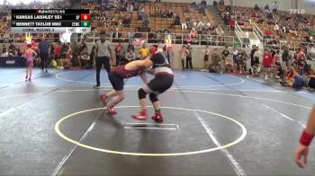 165 lbs Cons. Round 3 - Bennett Taylor NW3, Eastwood Eagles Wrestling Club vs Kansas Laishley SE1, Cambridge