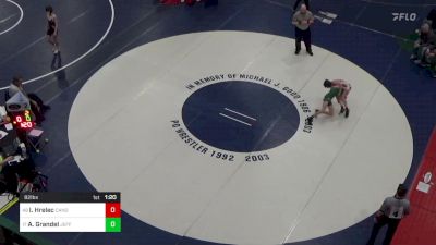 82 lbs Round Of 64 - Isaac Hrelec, Canon McMillan vs Ausitn Grandel, Jefferson Morgan